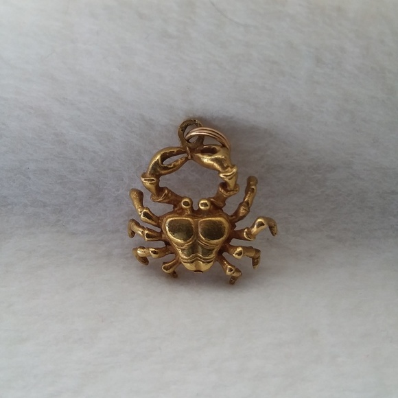 Crab Charm 1" For Necklace - Picture 4 of 4